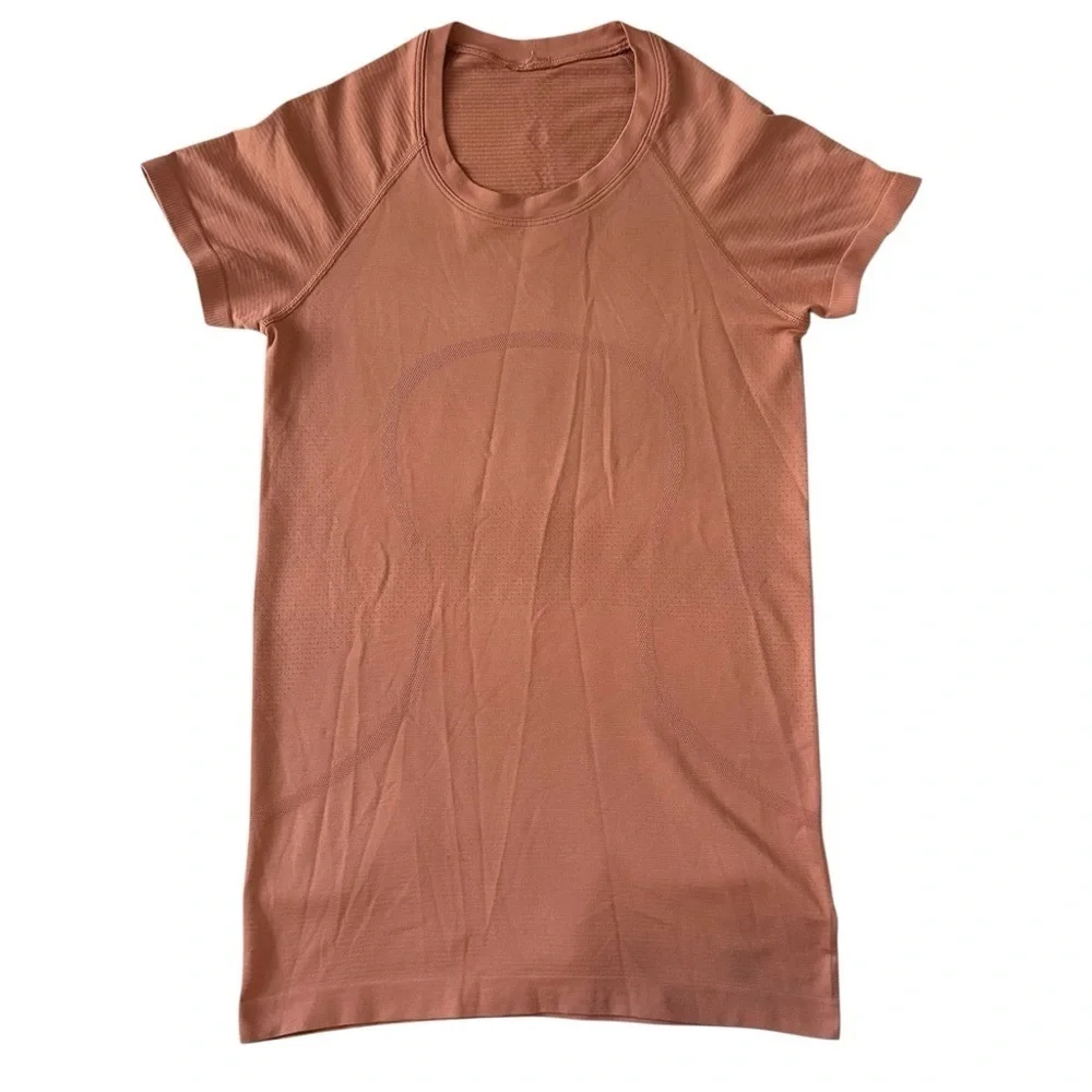 Lululemon Swiftly Tech Short Sleeve Shirt 2.0 - Pink Savannah SZ 4